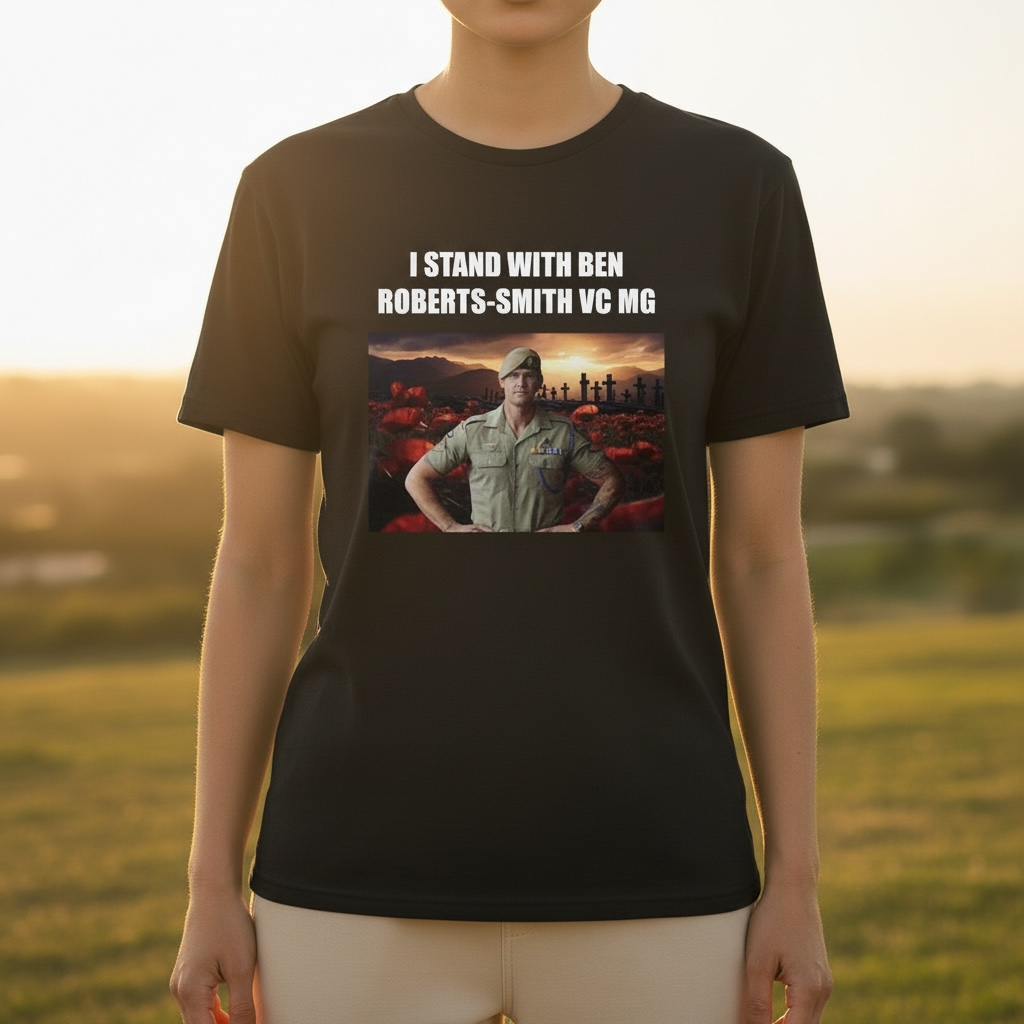 I Stand With BRS VC MG Statement Tee